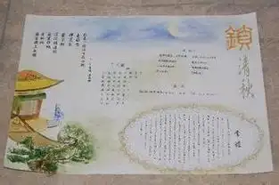 关诗的手抄报