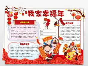 我家幸福年小报手抄报模板下载图片素材worddoc3.07mb春节元旦手抄报大全节日手抄报