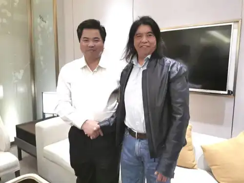 书香墨韵觅知音著名国画大家杨明义先生与朱祖国交流书画艺术