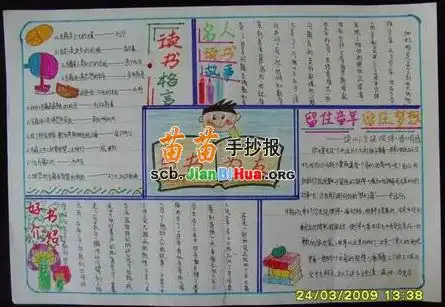 与书为友读书手抄报