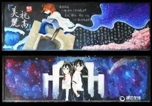 神级黑板报堪比电影海报和风景大片
